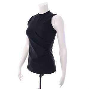 Athleta Bayview Solid Black Fitted Tank Top Womens Size XS